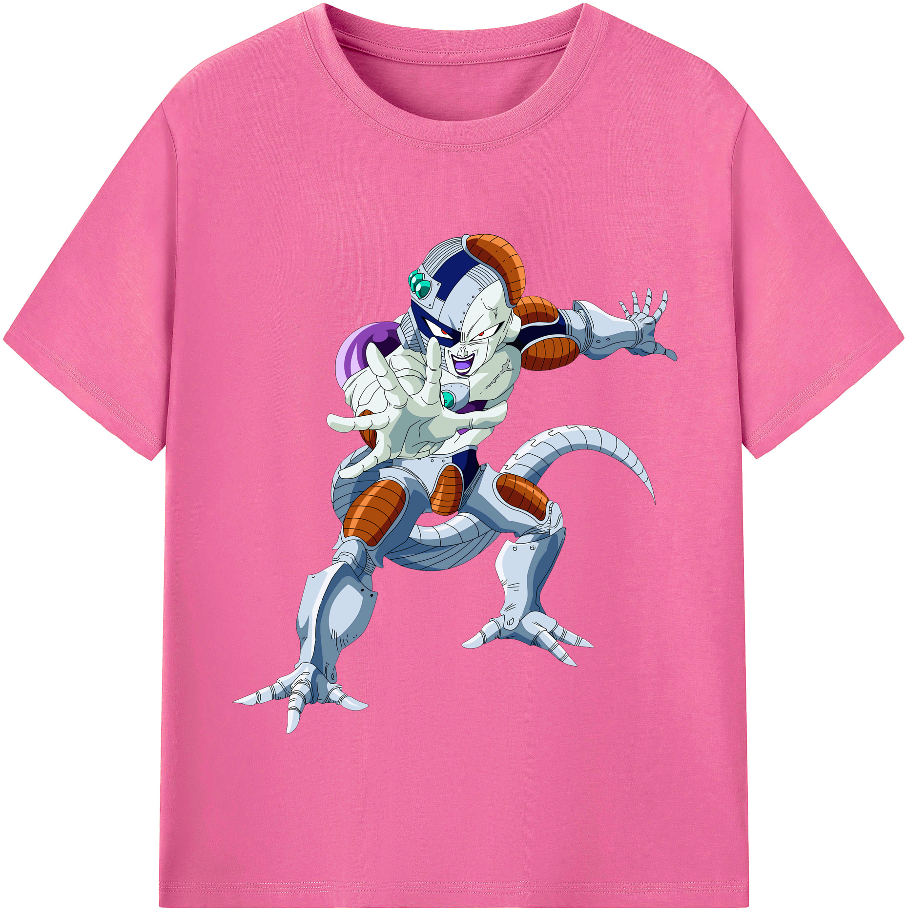 （画像用） ドラゴンボール フリーザ DRAGON BALL Frieza レディースカジュアルプリントTシャツ（綿100％）